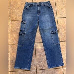 Cello Blue Wide Leg Jeans